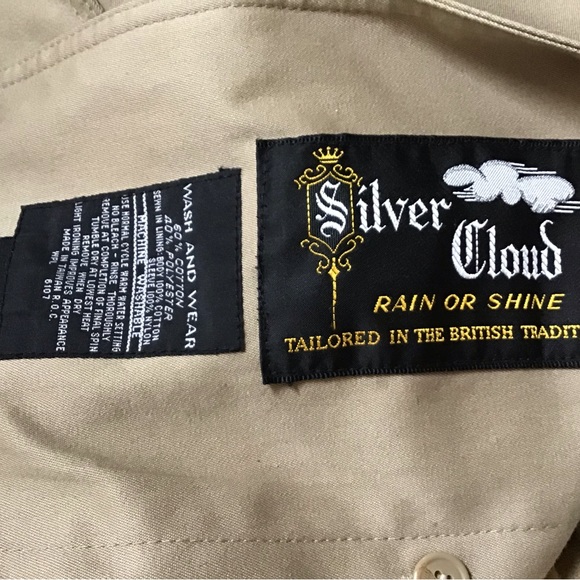 Vintage Silver Cloud Rain/Shine Trenchcoat - Picture 4 of 5
